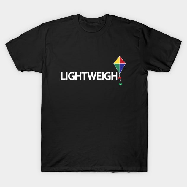 Lightweight being lightweight typography design T-Shirt by DinaShalash